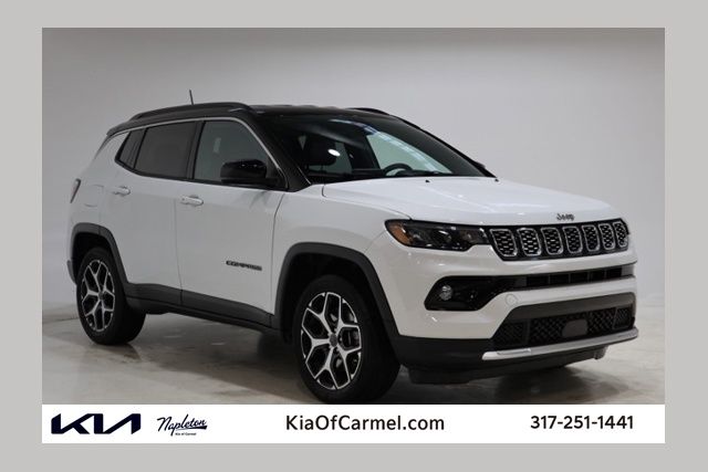 Bright White Clearcoat 2025 Jeep Compass SUV / Crossover Four-Wheel Drive 8-Speed Automatic