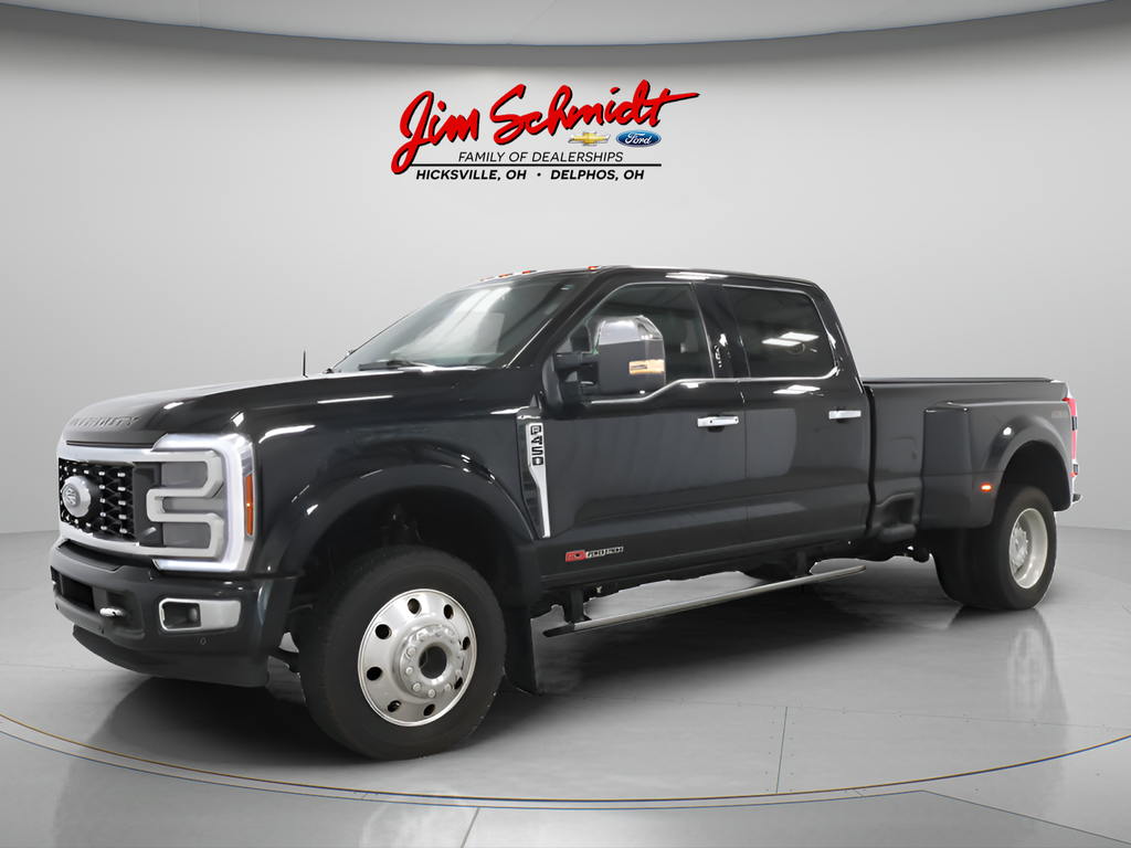 Agate Black Metallic 2024 Ford F-450 Super Duty Pickup Truck Four-Wheel Drive Automatic