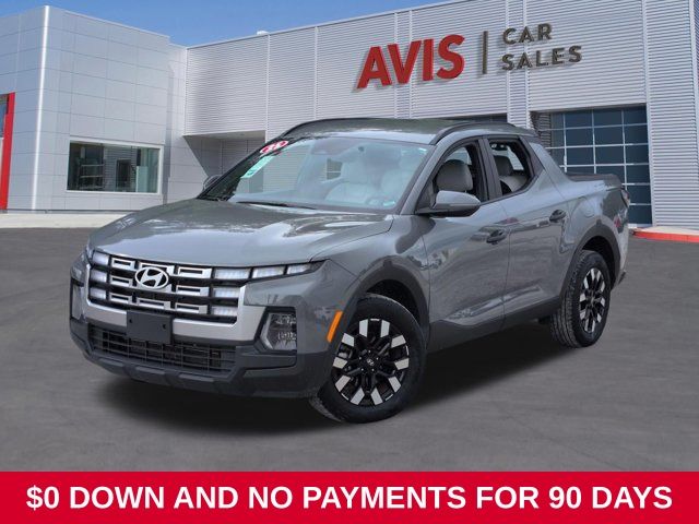 Gray 2025 Hyundai Santa Cruz Pickup Truck Front-Wheel Drive 8-Speed Automatic