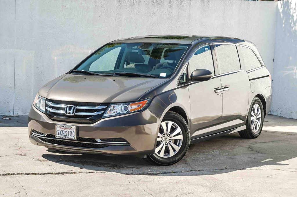 Gray (Modern Steel Metallic) 2015 Honda Odyssey Minivan Front-Wheel Drive 6-Speed Automatic