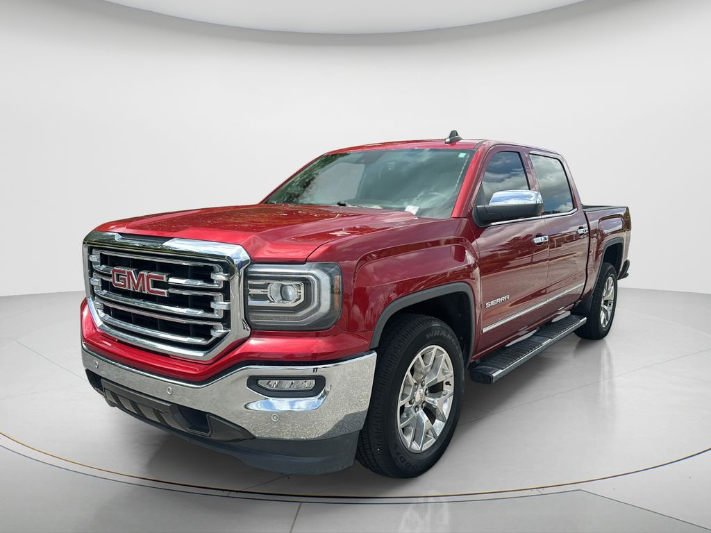 Red Quartz Tintcoat 2018 GMC Sierra 1500 SLT Crew Cab Pickup Truck 4X2 8-Speed Automatic Overdrive