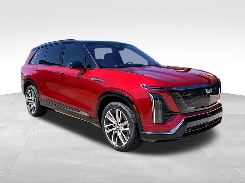 Radiant Red Tintcoat 2026 Cadillac VISTIQ Sport AWD SUV / Crossover All-Wheel Drive 1-Speed Automatic