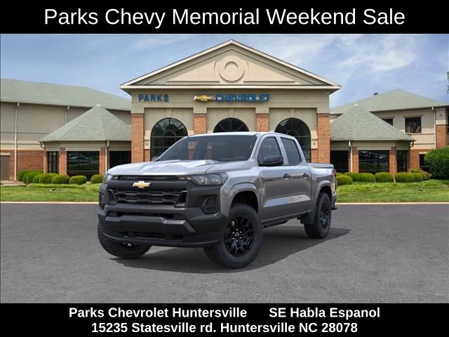 Sterling Gray Metallic 2026 Chevrolet Colorado Work Truck Crew Cab 4WD Pickup Truck Four-Wheel Drive 8-Speed Automatic