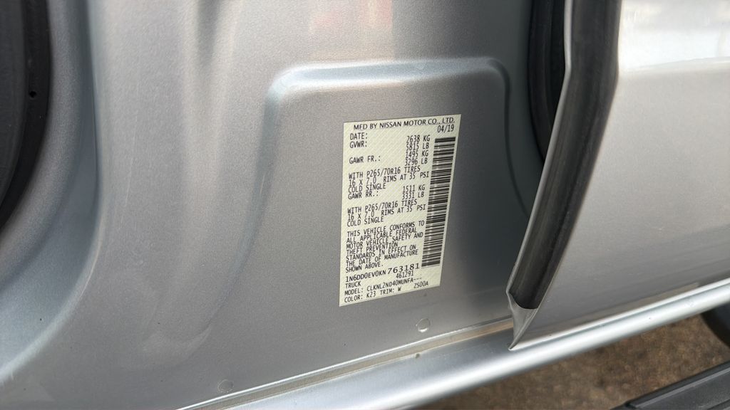 2019 Nissan Frontier