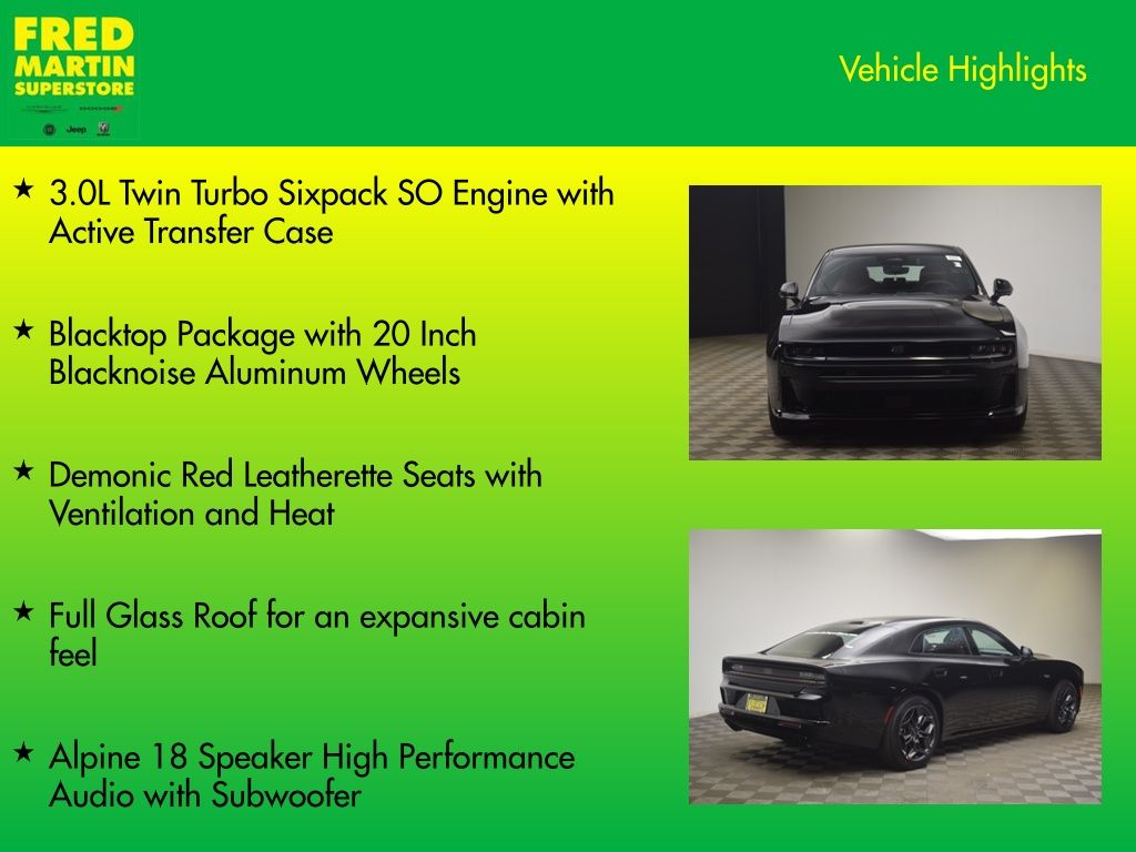 new 2026 Dodge Charger car, priced at $58,487