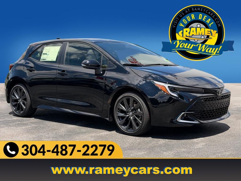 Midnight Black Metallic 2026 Toyota Corolla Hatchback Hatchback Front-Wheel Drive Continuously Variable Transmission