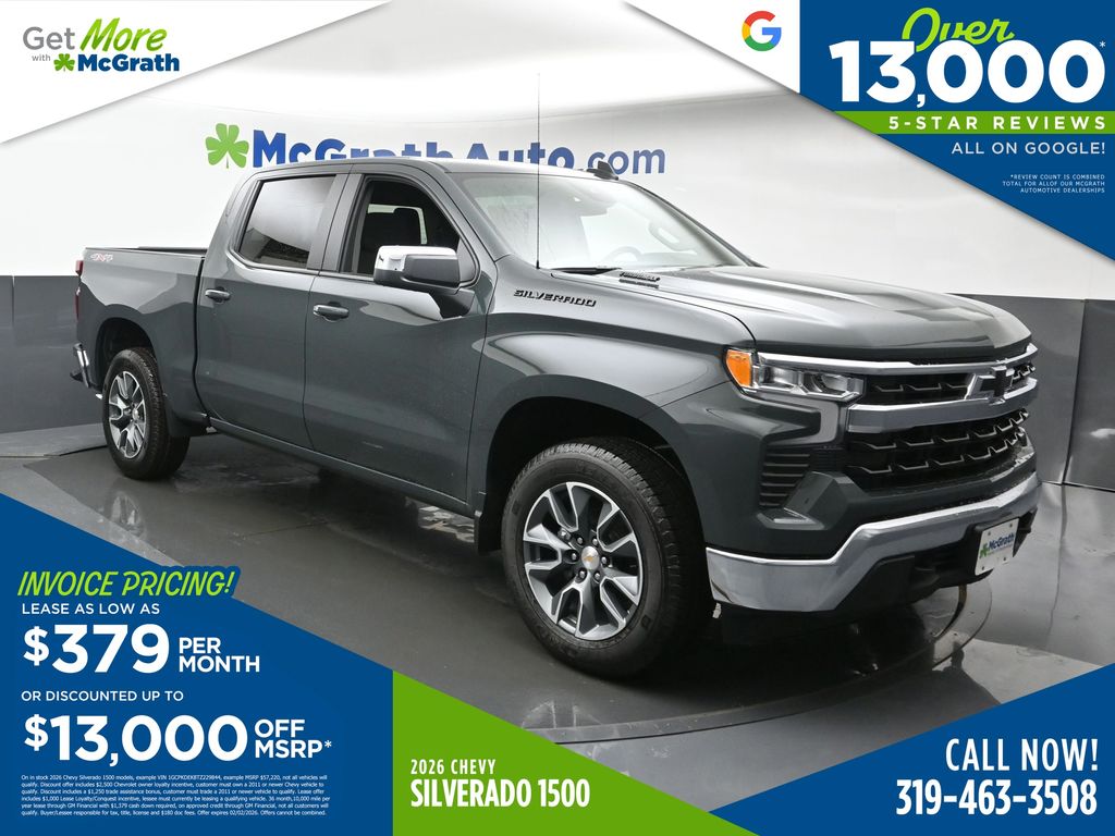 2026 Chevrolet Silverado 1500 LT Crew Cab 4WD