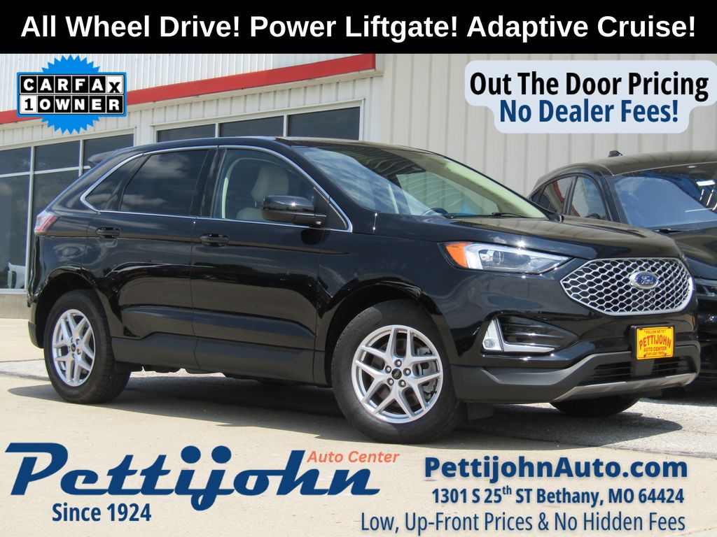 Black Metallic 2023 Ford Edge SUV / Crossover All-Wheel Drive 8-Speed Automatic