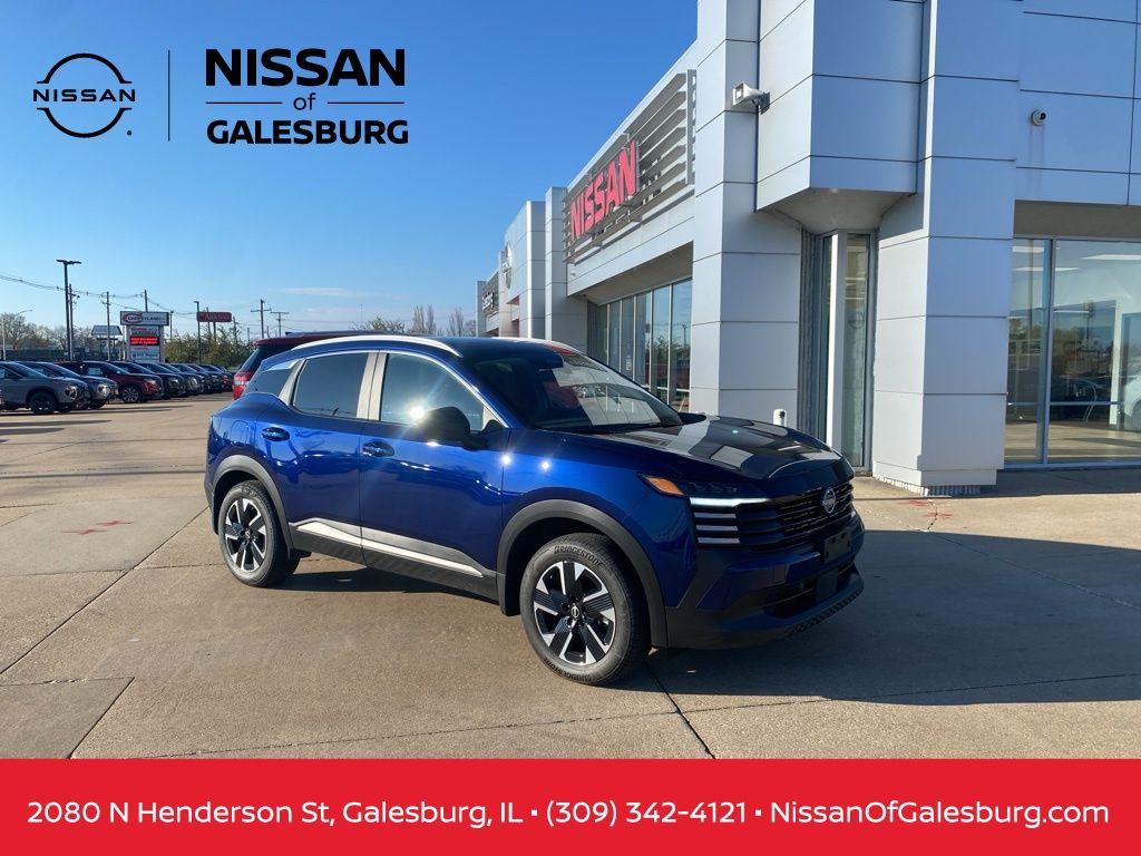 Deep Blue Pearl 2026 Nissan Kicks SUV / Crossover All-Wheel Drive Continuously Variable Transmission