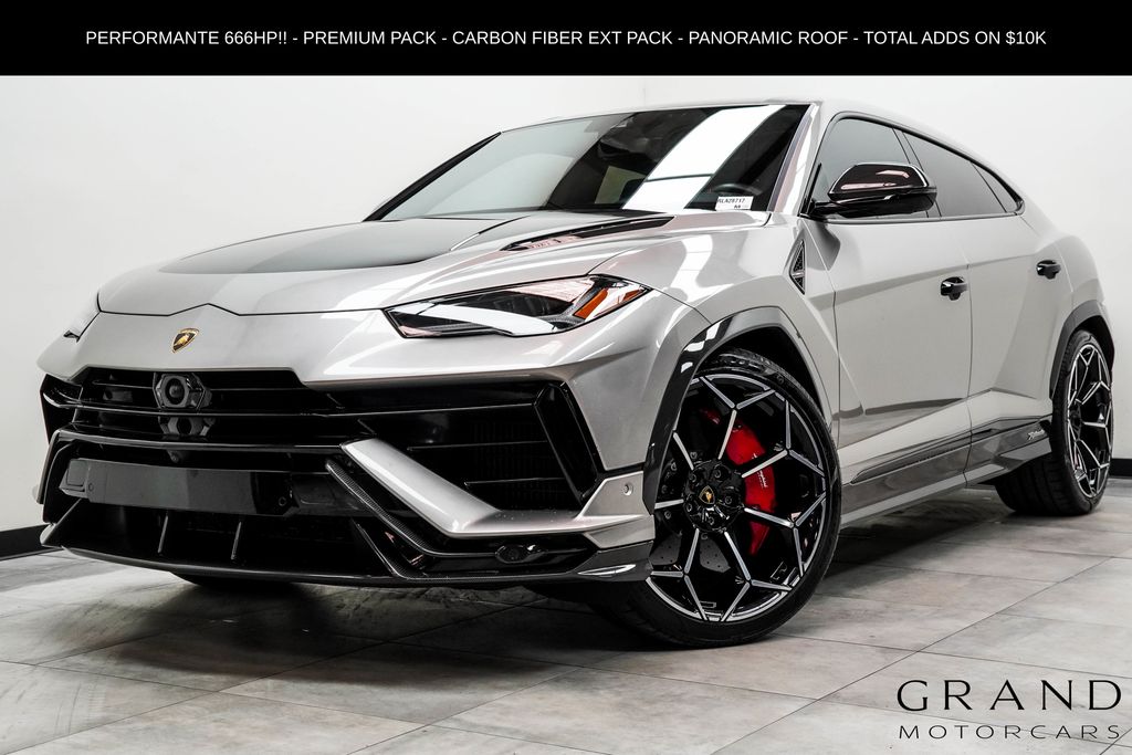 Grigio Nimbus Metallic 2024 Lamborghini Urus SUV / Crossover All-Wheel Drive 8-Speed Automatic