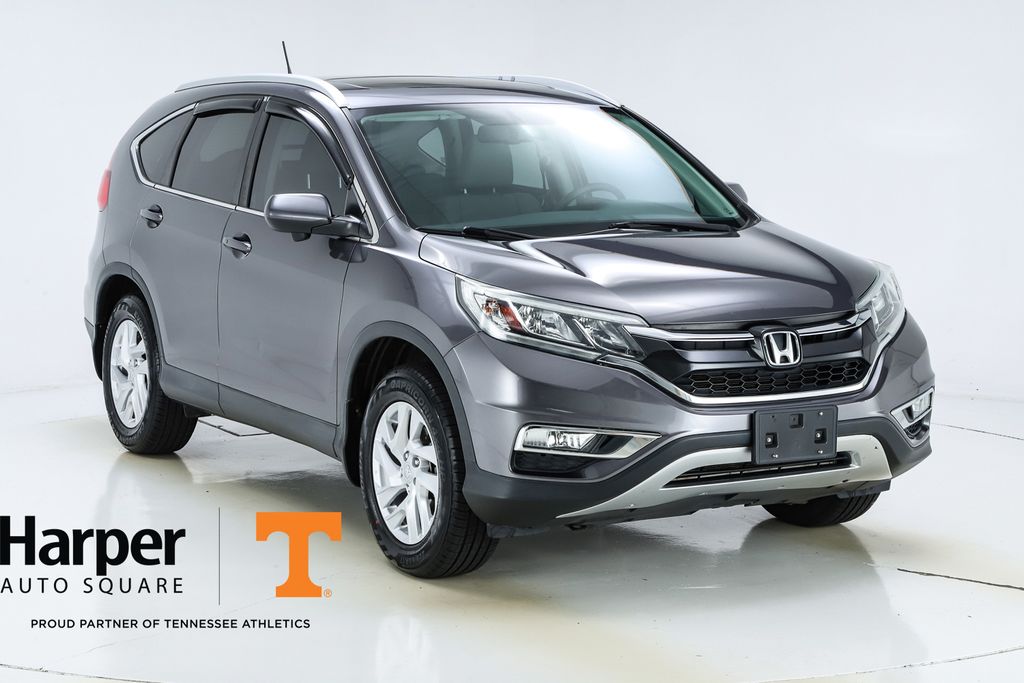 Gray (Modern Steel Metallic) 2015 Honda CR-V EX-L AWD SUV / Crossover All-Wheel Drive Continuously Variable Transmission