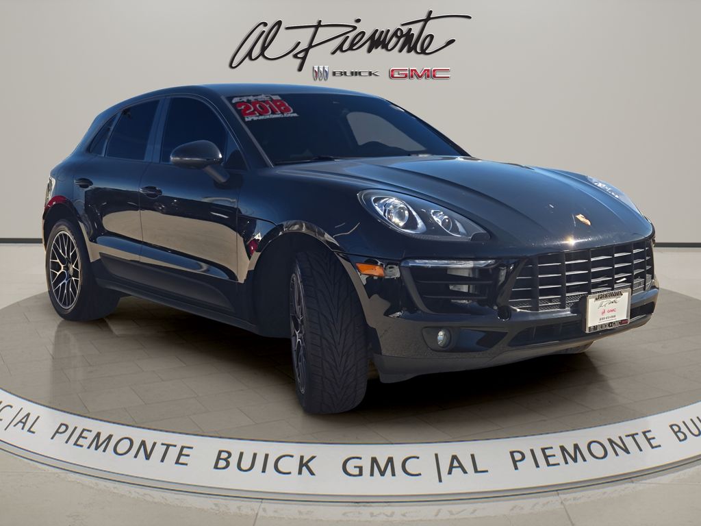 Black 2018 Porsche Macan AWD SUV / Crossover All-Wheel Drive 7-Speed Automatic