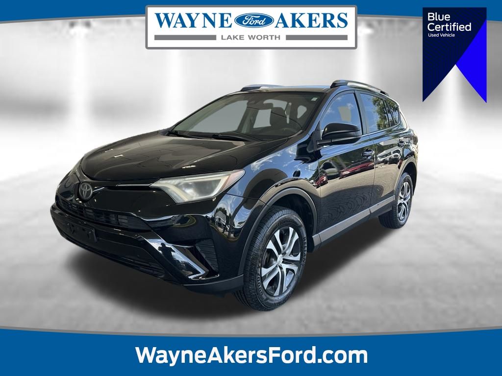 Black 2018 Toyota RAV4 LE SUV / Crossover Front-Wheel Drive 6-Speed Automatic