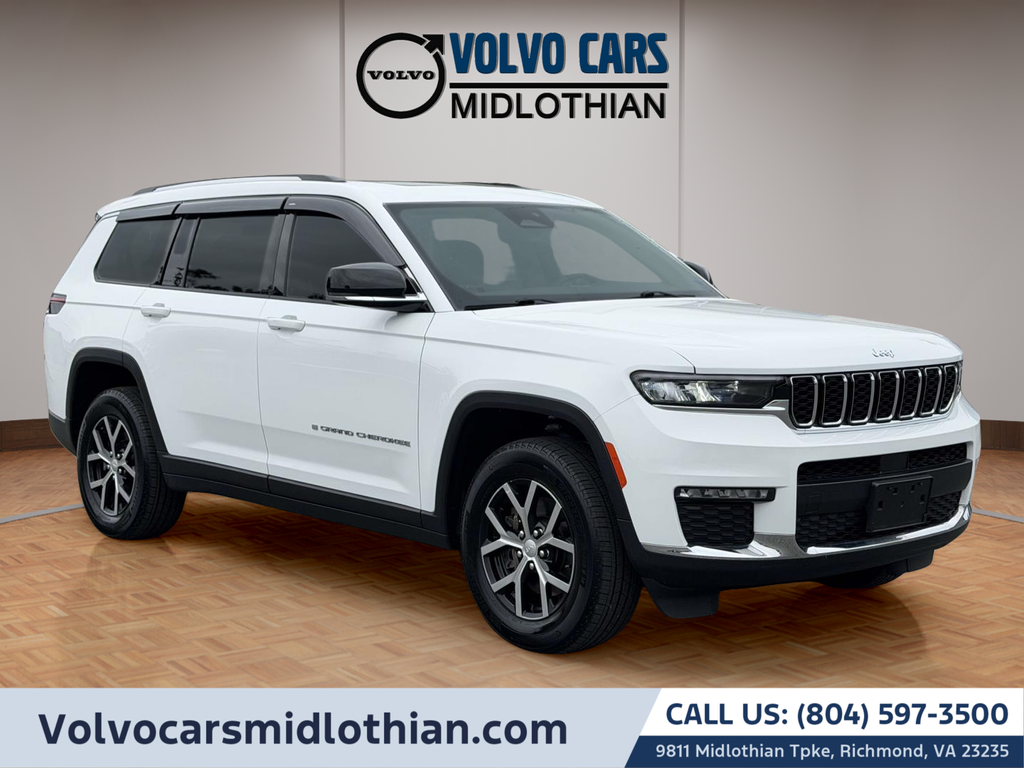 Bright White Clearcoat 2023 Jeep Grand Cherokee L Limited 4WD SUV / Crossover Four-Wheel Drive 8-Speed Automatic