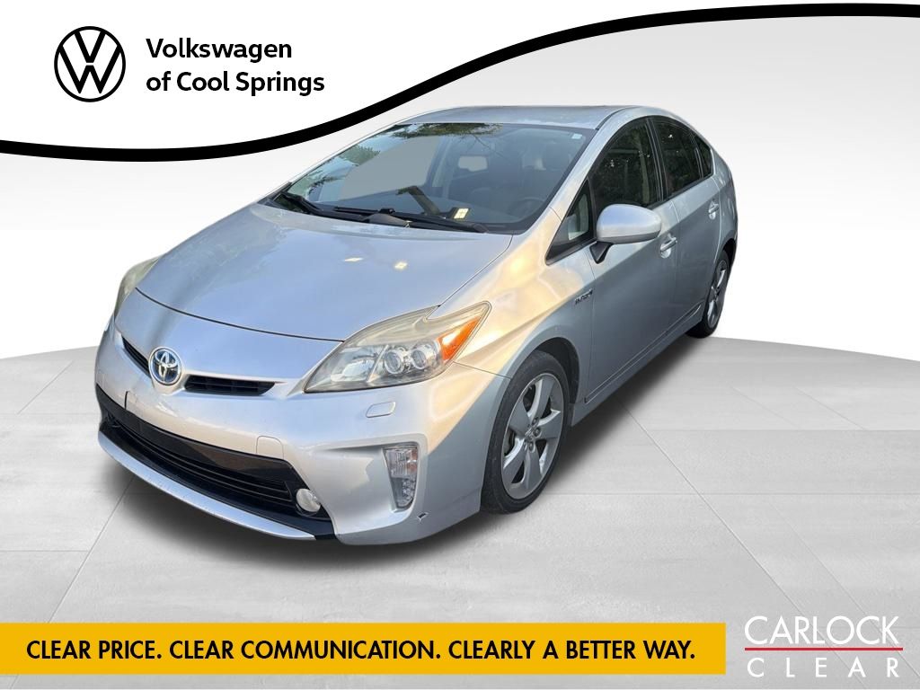 Classic Silver Metallic 2012 Toyota Prius Hatchback Front-Wheel Drive Continuously Variable Transmission
