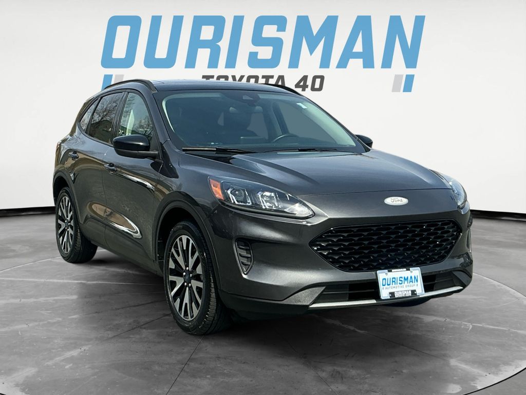 Gray (Magnetic) 2020 Ford Escape Hybrid SE Sport AWD SUV / Crossover All-Wheel Drive Continuously Variable Transmission