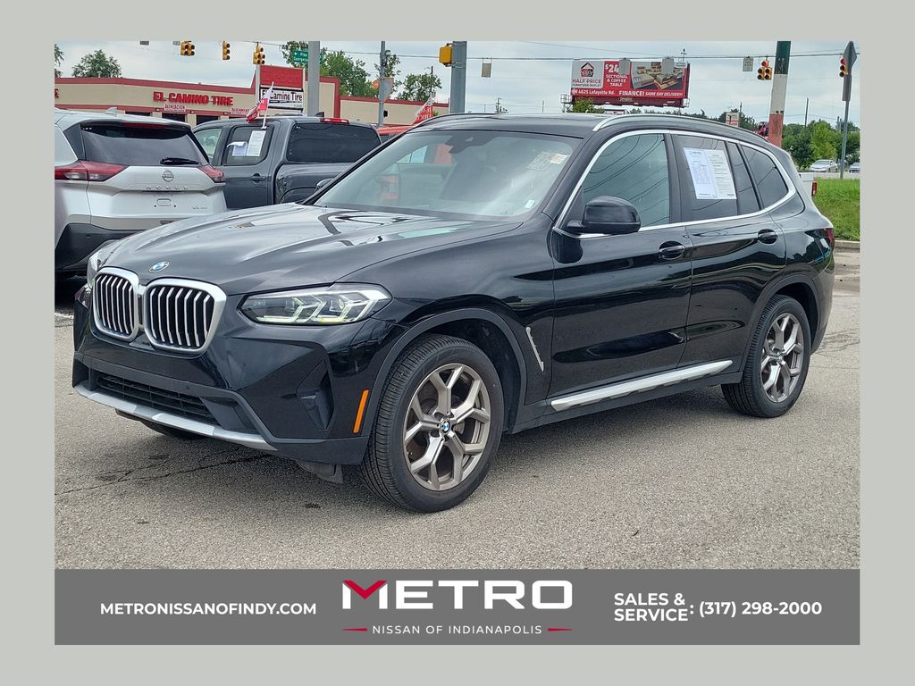 Black 2024 BMW X3 SUV / Crossover All-Wheel Drive 8-Speed Automatic