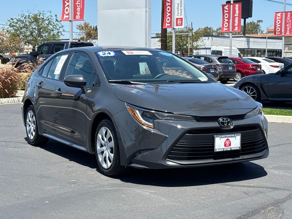 Underground 2024 Toyota Corolla Sedan Front-Wheel Drive Continuously Variable Transmission