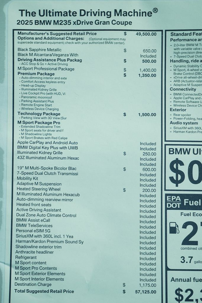 2025 BMW 2 Series M235i xDrive 9