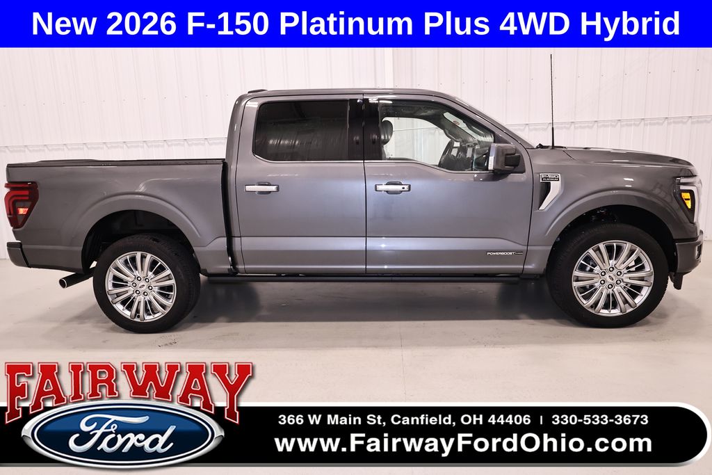 Carbonized Gray Metallic 2026 Ford F-150 Pickup Truck Four-Wheel Drive Automatic