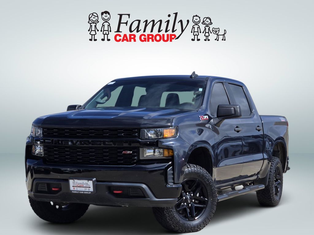 Shadow Gray Metallic 2021 Chevrolet Silverado 1500 Pickup Truck Four-Wheel Drive 6-Speed Automatic Overdrive