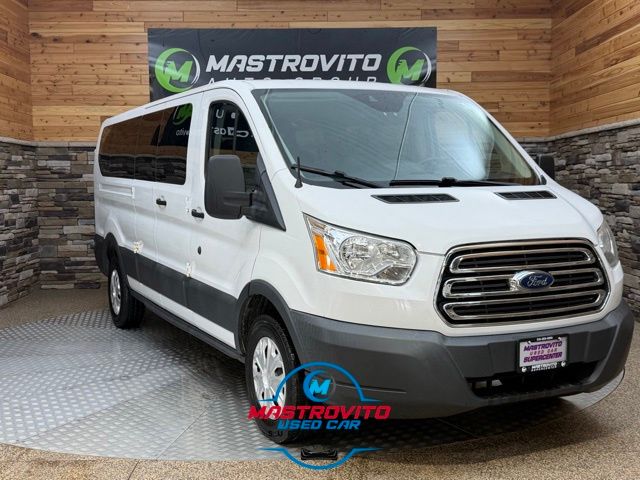 Oxford White 2016 Ford Transit Passenger 350 XLT Low Roof LWB RWD with 60/40 Passenger-Side Doors Van Rear-Wheel Drive 6-Speed Automatic Overdrive