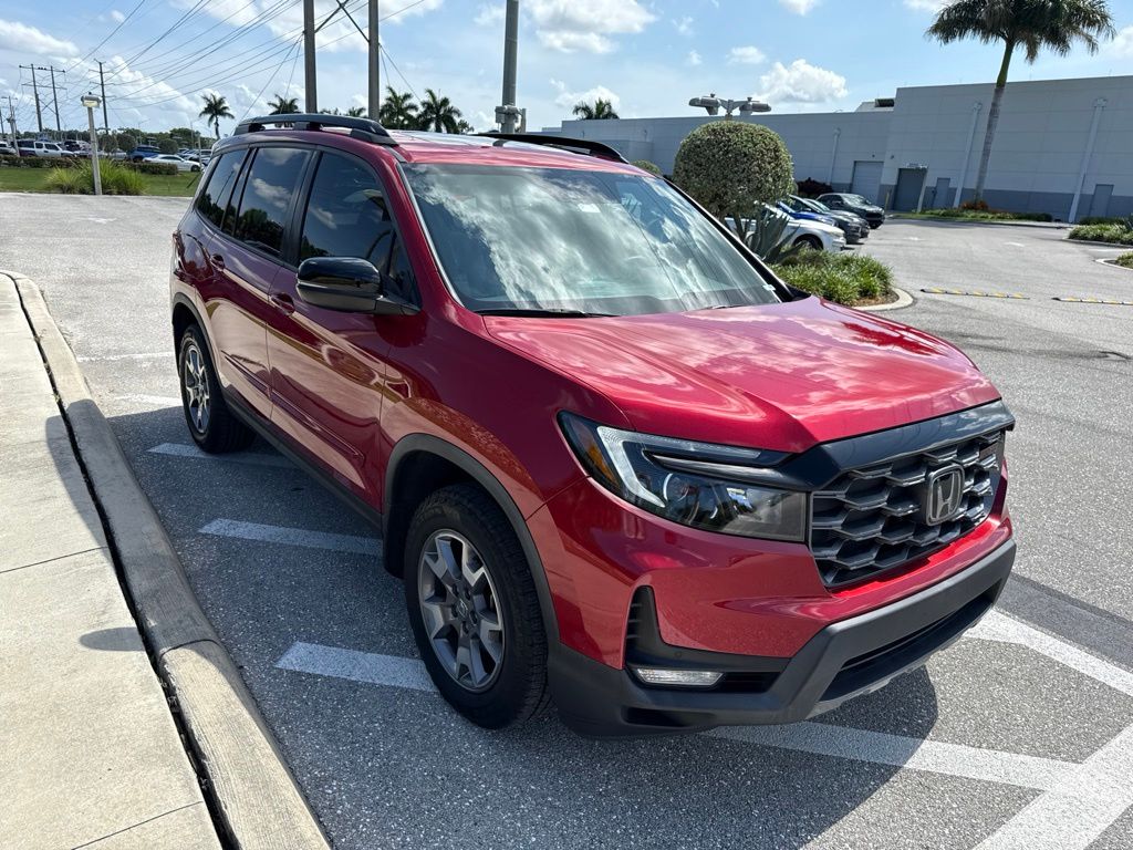 Used 2023 Radiant Red Metallic II Honda TrailSport image 7