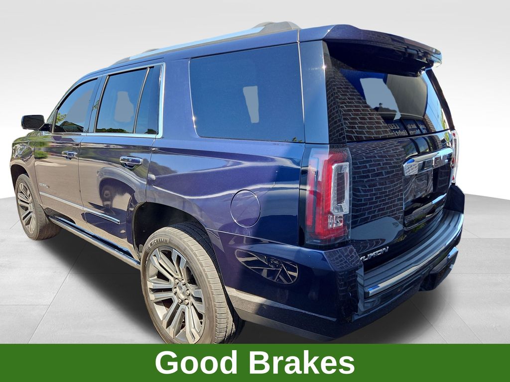 2018 GMC Yukon Denali Ultimate 4WD w/ Rear DVD & Sunroof Blue at Coastal Chevrolet Cadillac