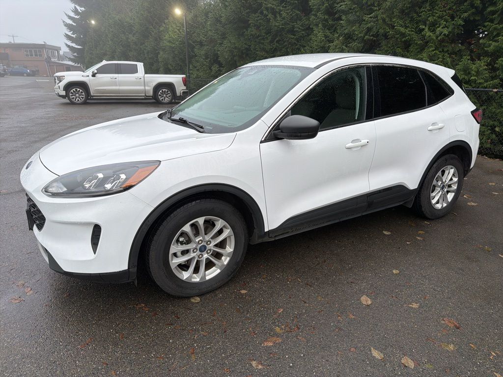 Oxford White 2022 Ford Escape Hybrid SE FWD SUV / Crossover Front-Wheel Drive Continuously Variable Transmission