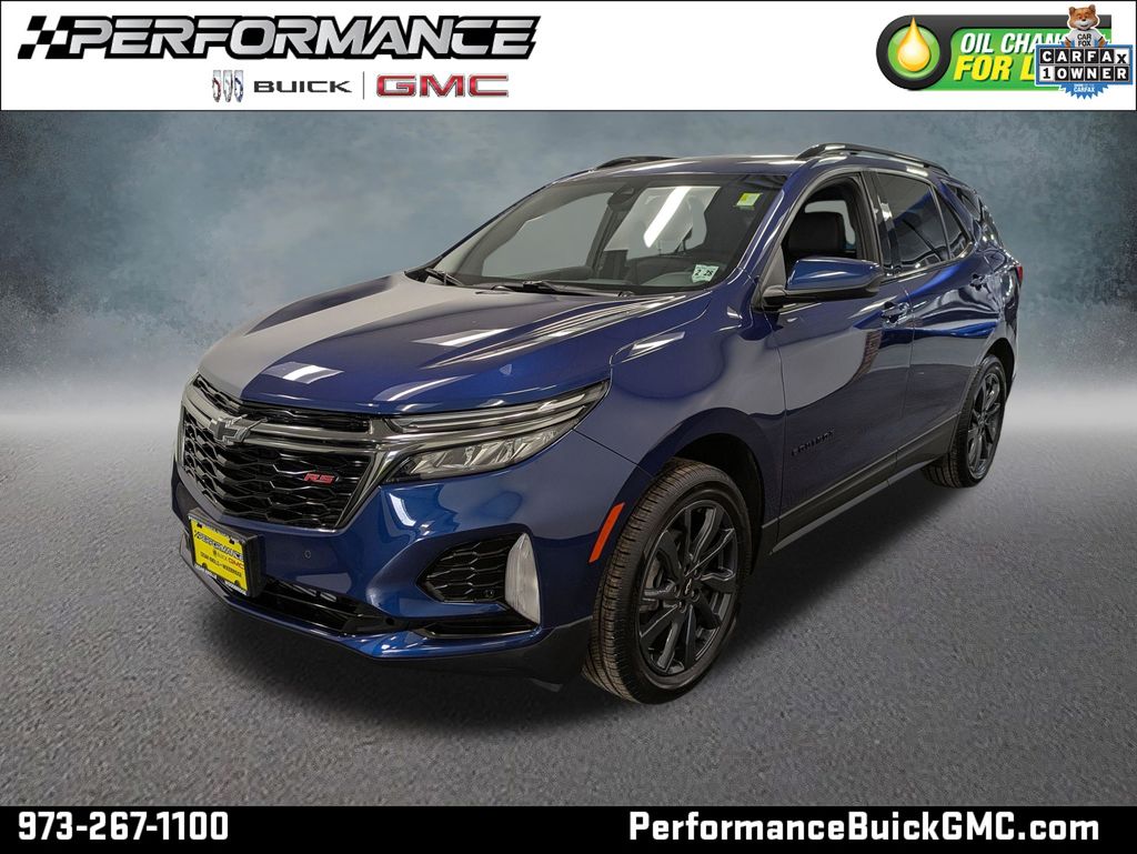 Blue Glow Metallic 2023 Chevrolet Equinox SUV / Crossover Four-Wheel Drive 6-Speed Automatic Overdrive