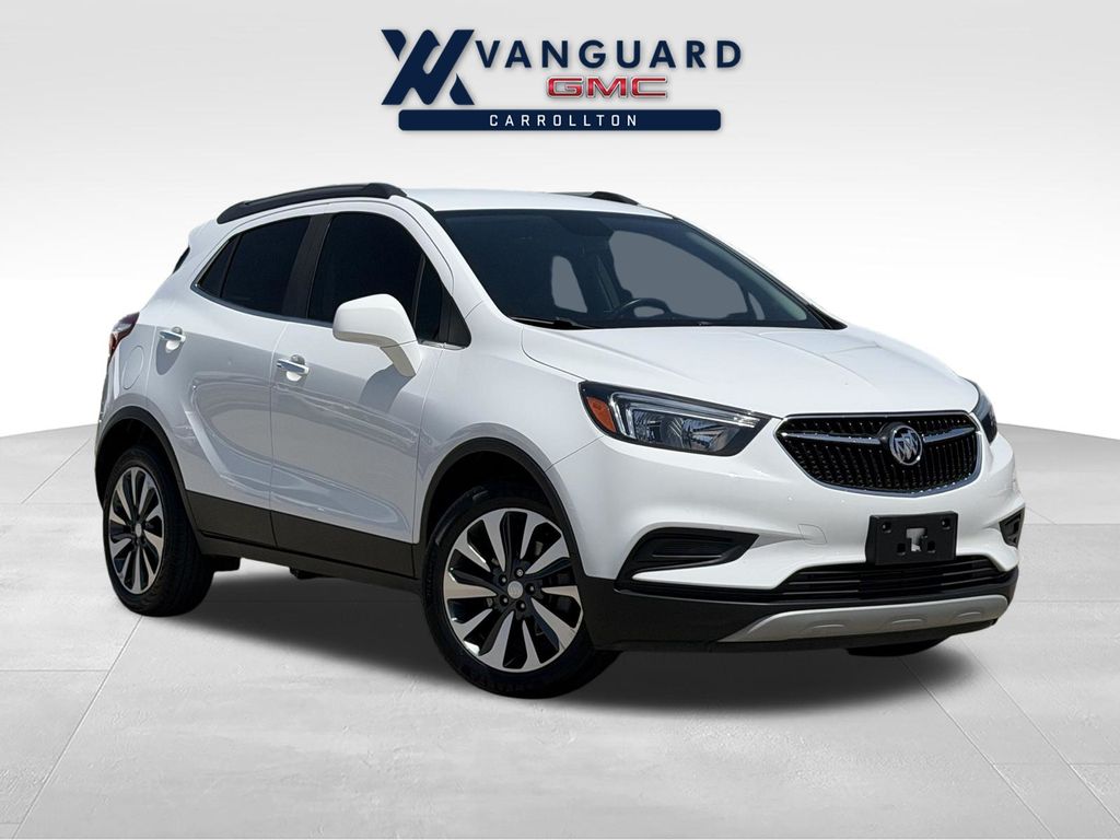 Summit White 2021 Buick Encore SUV / Crossover Front-Wheel Drive 6-Speed Automatic Overdrive