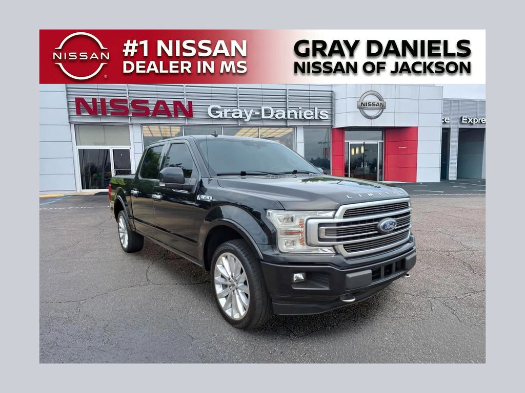 Black Metallic 2019 Ford F-150 Limited SuperCrew 4WD Pickup Truck Four-Wheel Drive Automatic