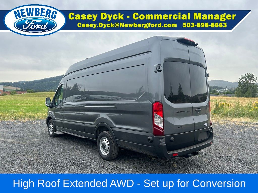 Carbonized Gray Metallic 2026 Ford Transit Cargo Van All-Wheel Drive