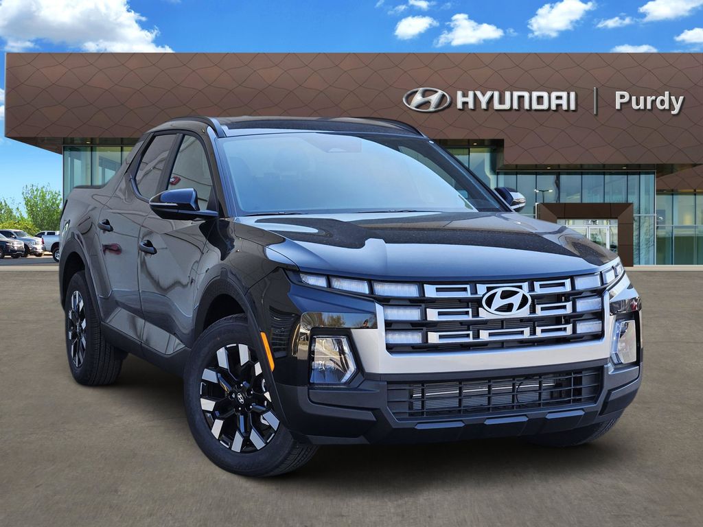 Phantom Black 2026 Hyundai Santa Cruz Pickup Truck Front-Wheel Drive 8-Speed Automatic