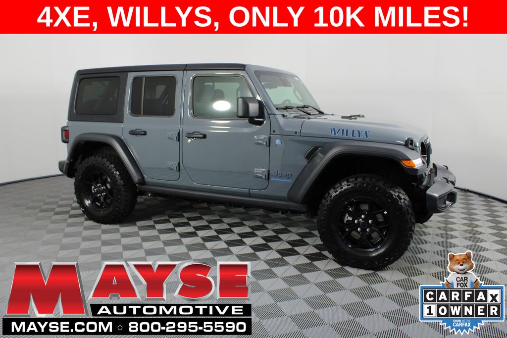 Anvil Clearcoat 2025 Jeep Wrangler 4xe SUV / Crossover Four-Wheel Drive 8-Speed Automatic