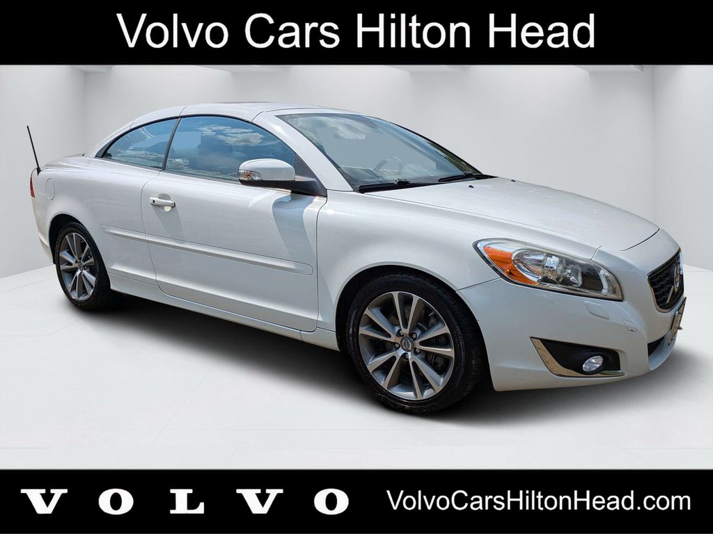 White 2013 Volvo C70 Convertible  5-Speed Automatic