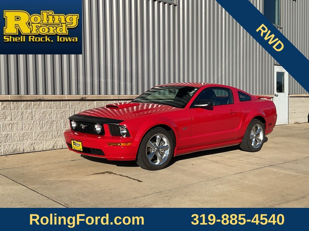 Torch Red Clearcoat 2007 Ford Mustang Coupe Rear-Wheel Drive 5-Speed Automatic