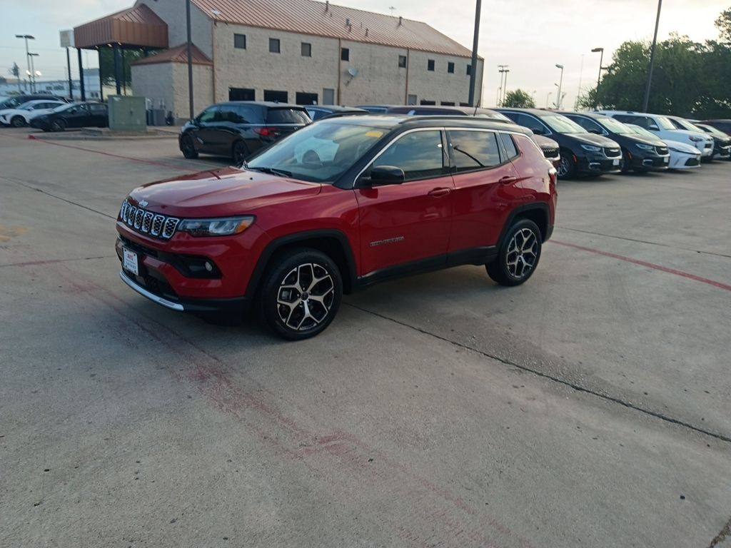 Red Hot Pearlcoat 2025 Jeep Compass Limited 4WD SUV / Crossover Four-Wheel Drive 8-Speed Automatic
