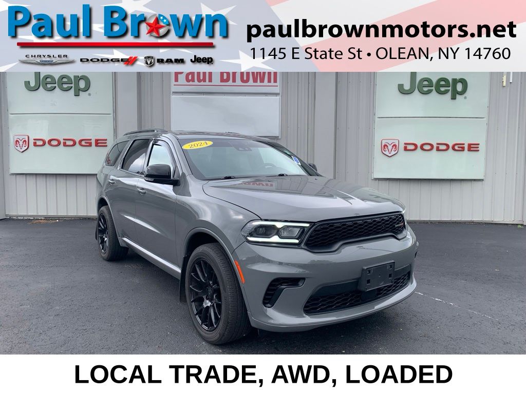 Destroyer Gray Clearcoat 2024 Dodge Durango SUV / Crossover All-Wheel Drive 8-Speed Automatic