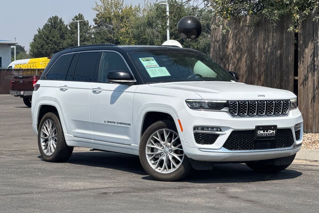 Bright White Clearcoat 2024 Jeep Grand Cherokee SUV / Crossover Four-Wheel Drive 8-Speed Automatic
