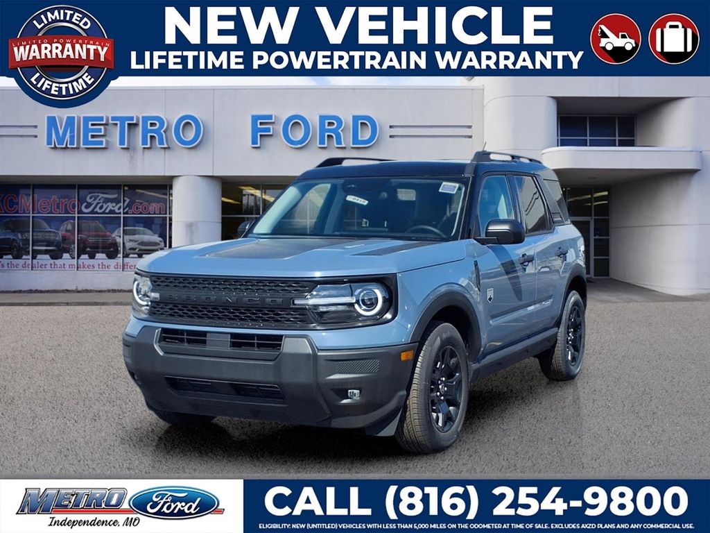 Blue (Azure Gray Metallic Tri-Coat) 2025 Ford Bronco Sport SUV / Crossover All-Wheel Drive 8-Speed Automatic
