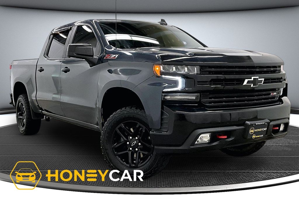 Shadow Gray Metallic 2020 Chevrolet Silverado 1500 Pickup Truck Four-Wheel Drive Automatic