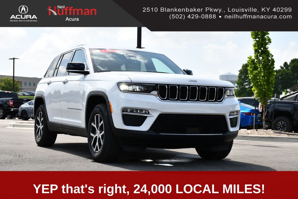 Bright White Clearcoat 2024 Jeep Grand Cherokee SUV / Crossover Four-Wheel Drive 8-Speed Automatic