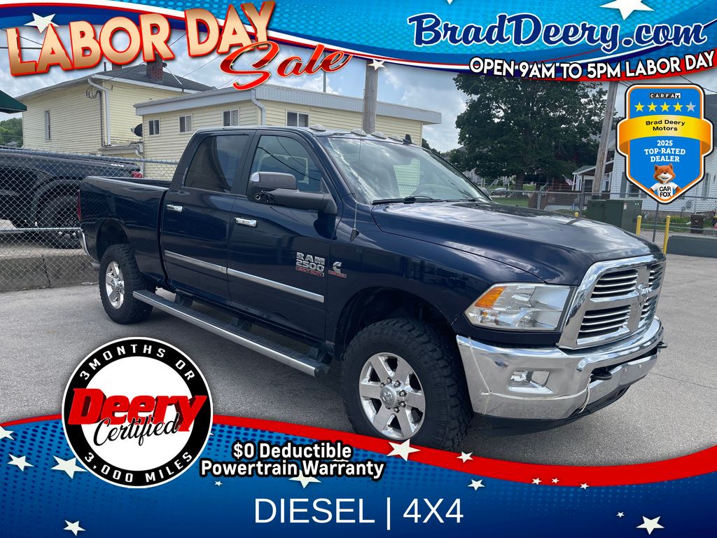 True Blue Pearlcoat 2014 RAM 2500 Pickup Truck Four-Wheel Drive 6-Speed Automatic