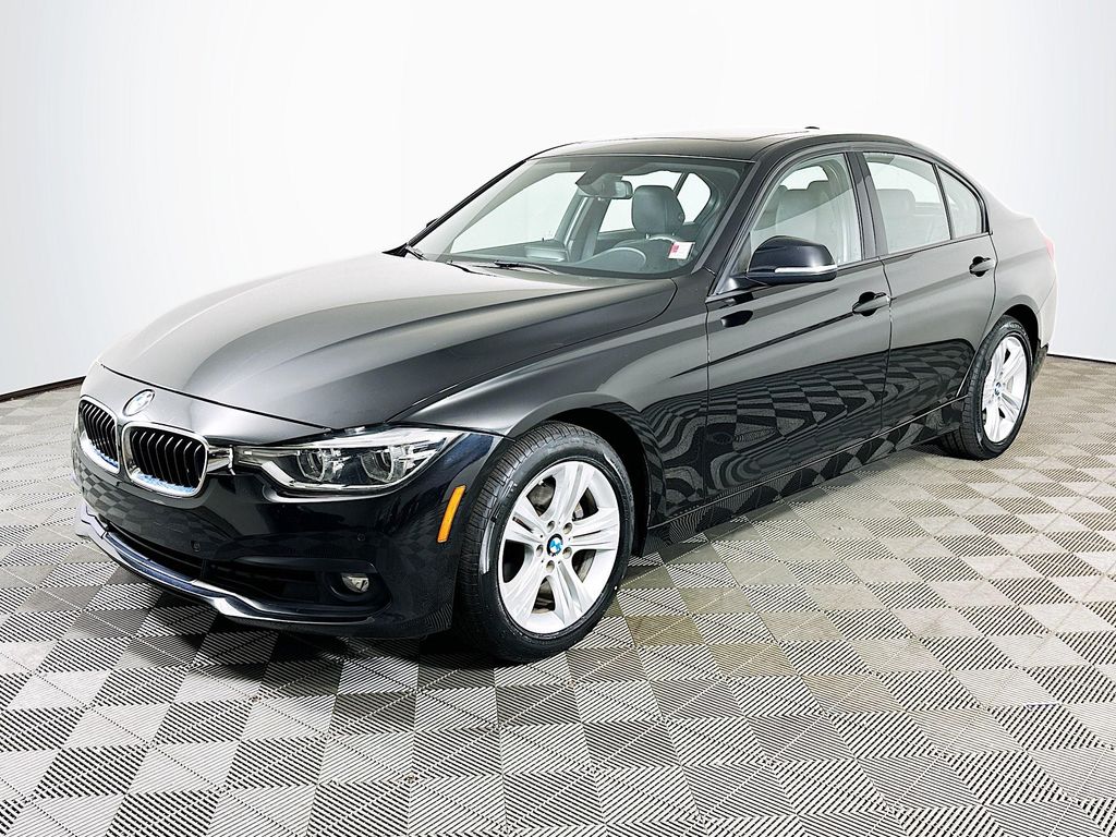 Jet Black 2016 BMW 3 Series Sedan All-Wheel Drive 8-Speed Automatic