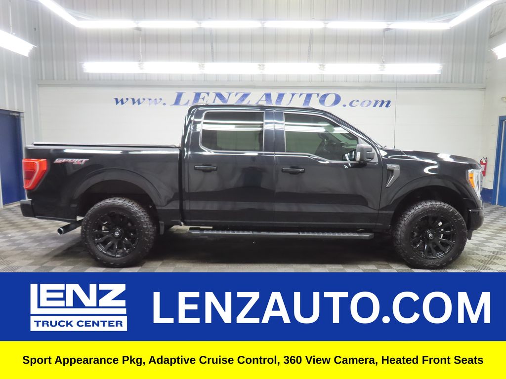 Agate Black Metallic 2021 Ford F-150 Pickup Truck Four-Wheel Drive Automatic