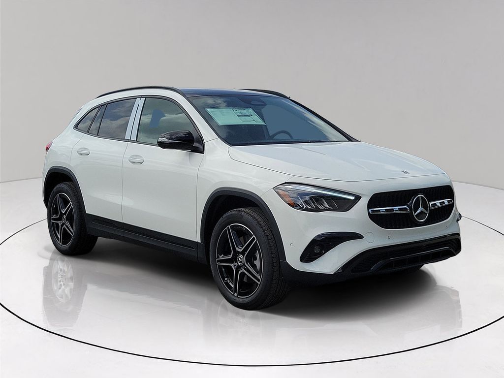 Polar White 2026 Mercedes-Benz GLA SUV / Crossover All-Wheel Drive 8-Speed Dual Clutch