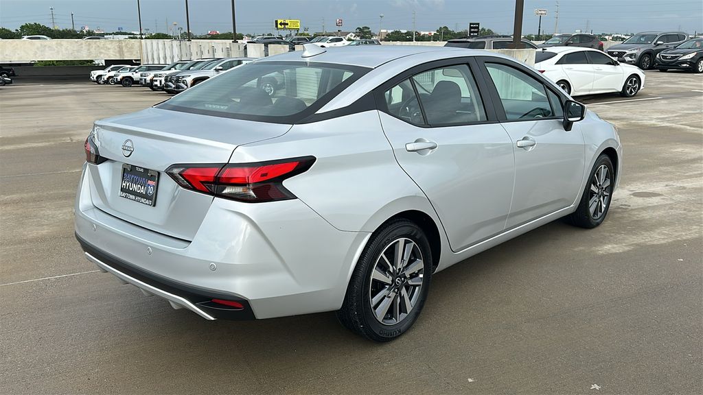 2025 Nissan Versa 1.6 SV Silver at South Houston Nissan