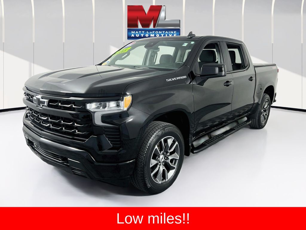 Black 2024 Chevrolet Silverado 1500 Pickup Truck Four-Wheel Drive 8-Speed Automatic