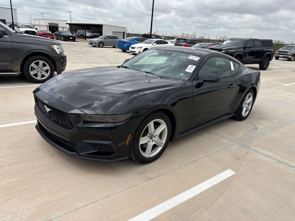 Shadow Black 2026 Ford Mustang EcoBoost Premium Fastback RWD Coupe Rear-Wheel Drive Automatic